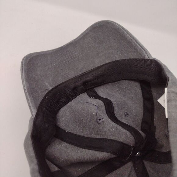 What A Difference A DAVE Makes Slideback Hat Gray OSFA Adjustable 6 Panel Cotton - Picture 7 of 8